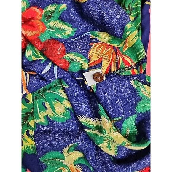 Squish Wear Mens Hawaiian Shirt Very Bright Colors, Perfect Condition, Medium - Picture 4 of 4